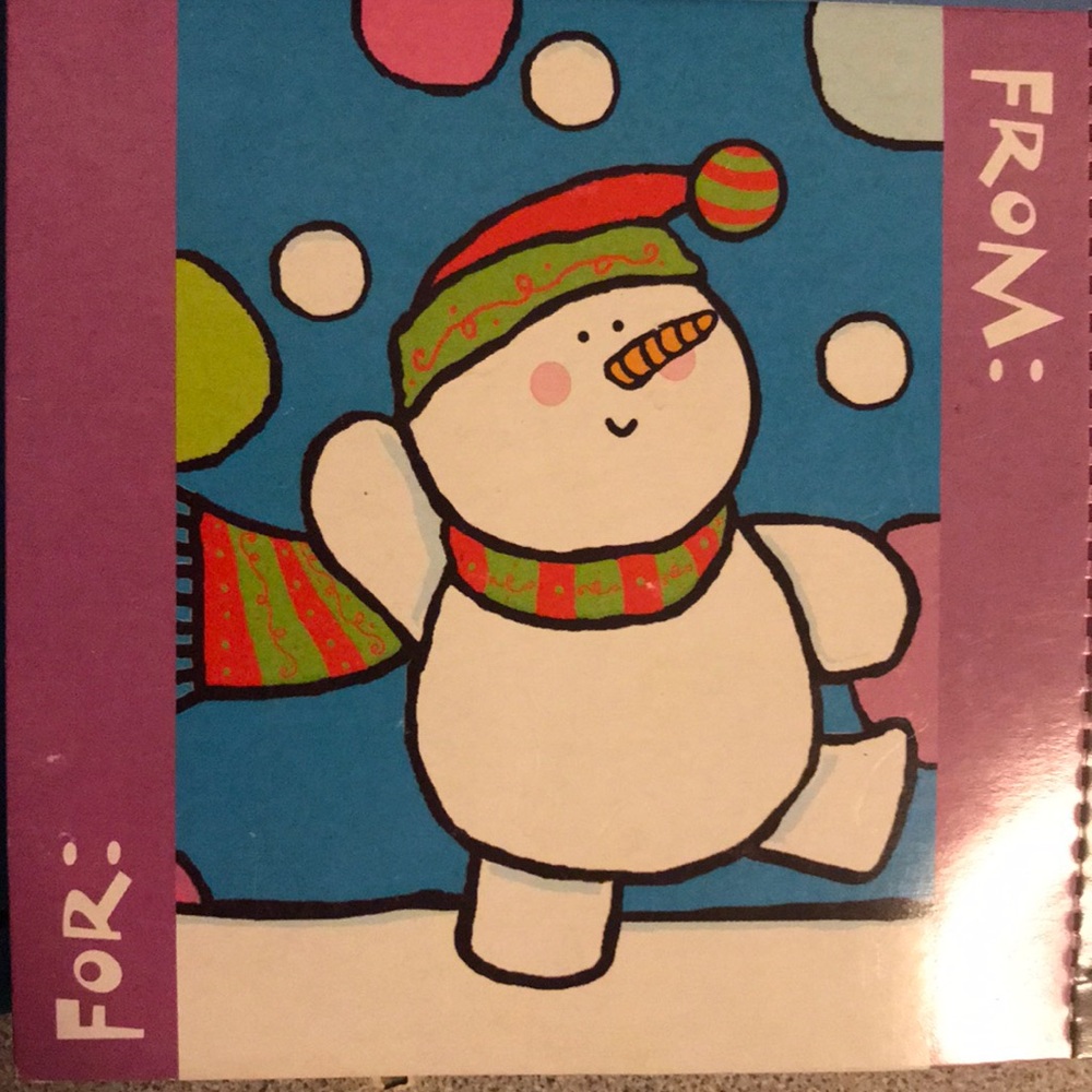 giant snowman Christmas gift sack / present bag☃️